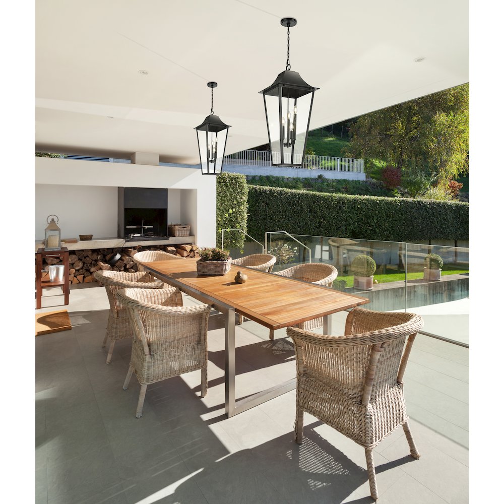 Z-Lite 5 Light Outdoor Chain Mount Ceiling Fixture
