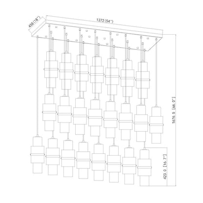 Z-Lite 23 Light Linear Chandelier