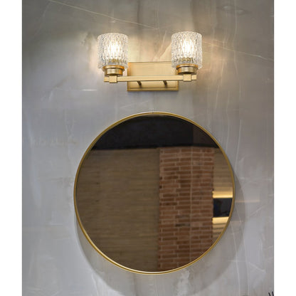 Z-Lite 2 Light Vanity, Modern Gold