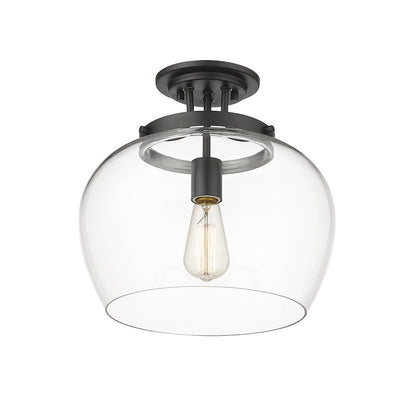 Z-Lite 1 Light Semi Flush Mount