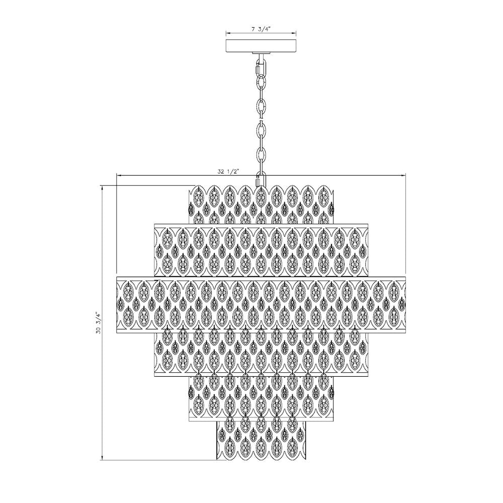 Z-Lite 17 Light Chandelier