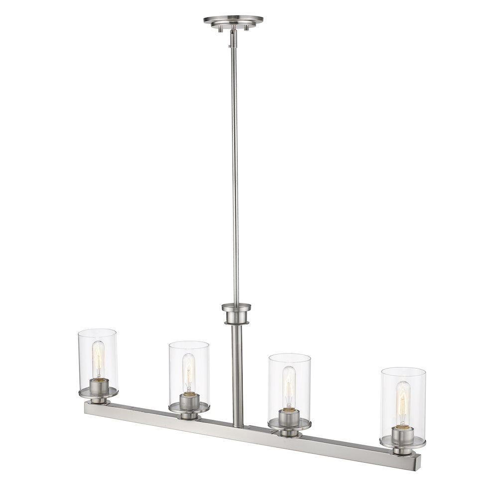 Z-Lite 4 Light Linear Chandelier