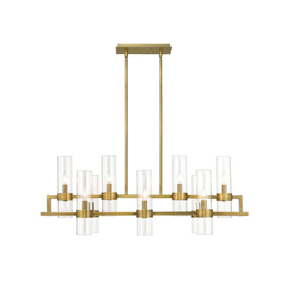 Z-Lite 10 Light Linear Chandelier