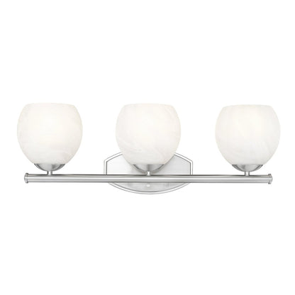 Z-Lite 3 Light Vanity, Brushed Nickel