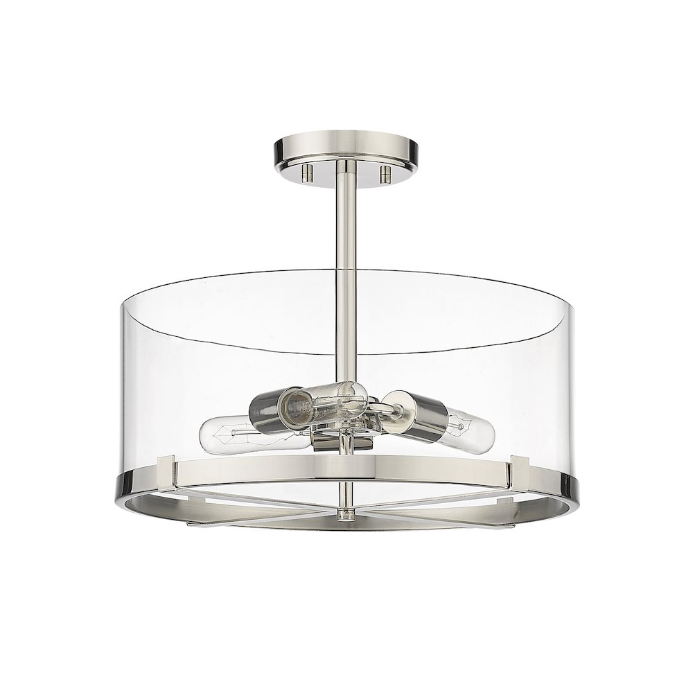 Z-Lite 3 Light Semi Flush Mount