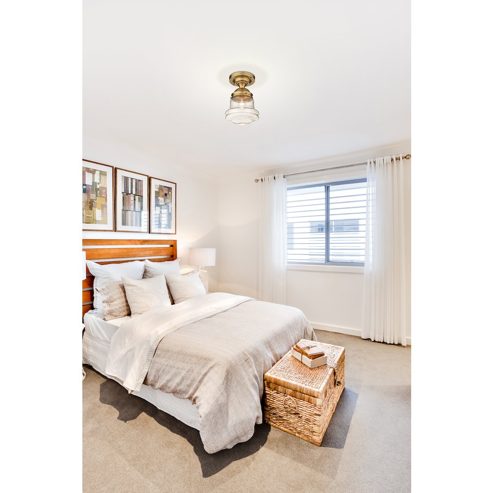 Z-Lite 1 Light Flush Mount