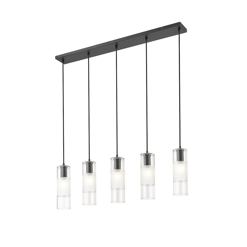 Z-Lite 5 Light Linear Chandelier