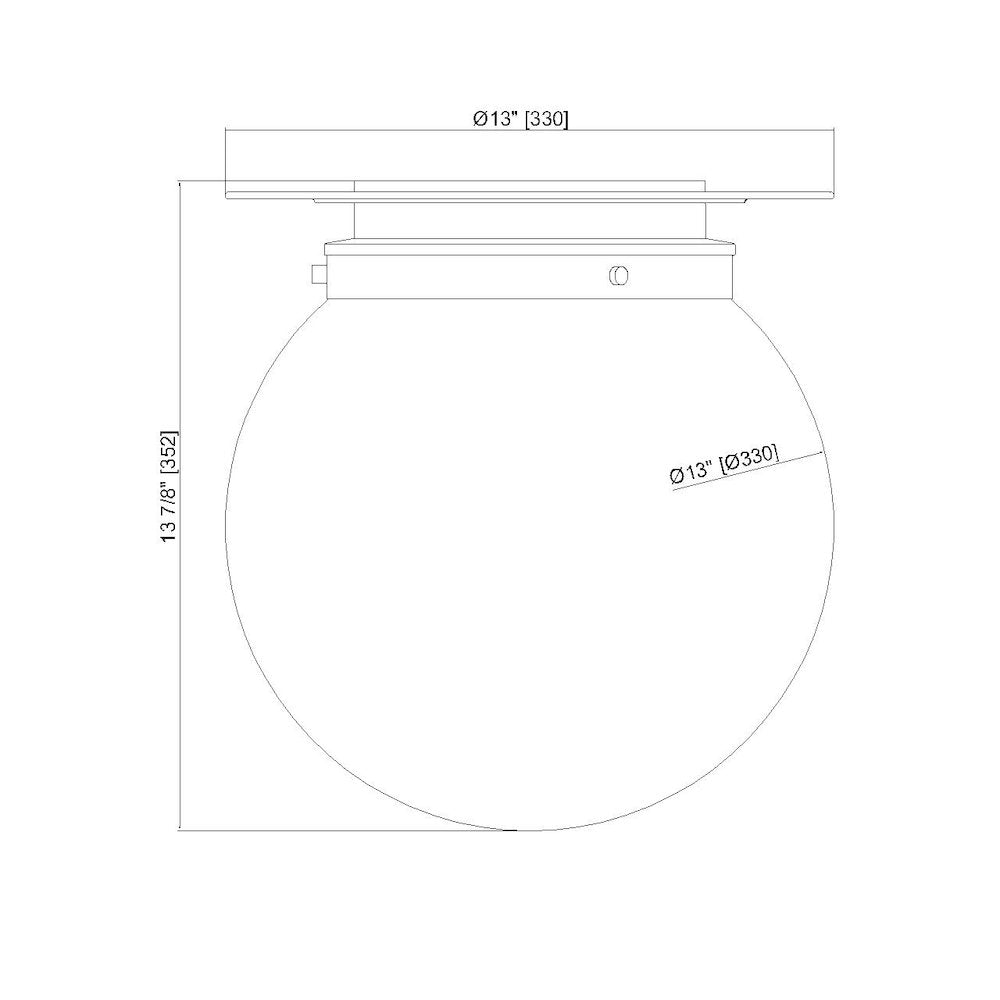 Z-Lite 1 Light Flush Mount