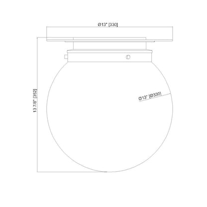 Z-Lite 1 Light Flush Mount
