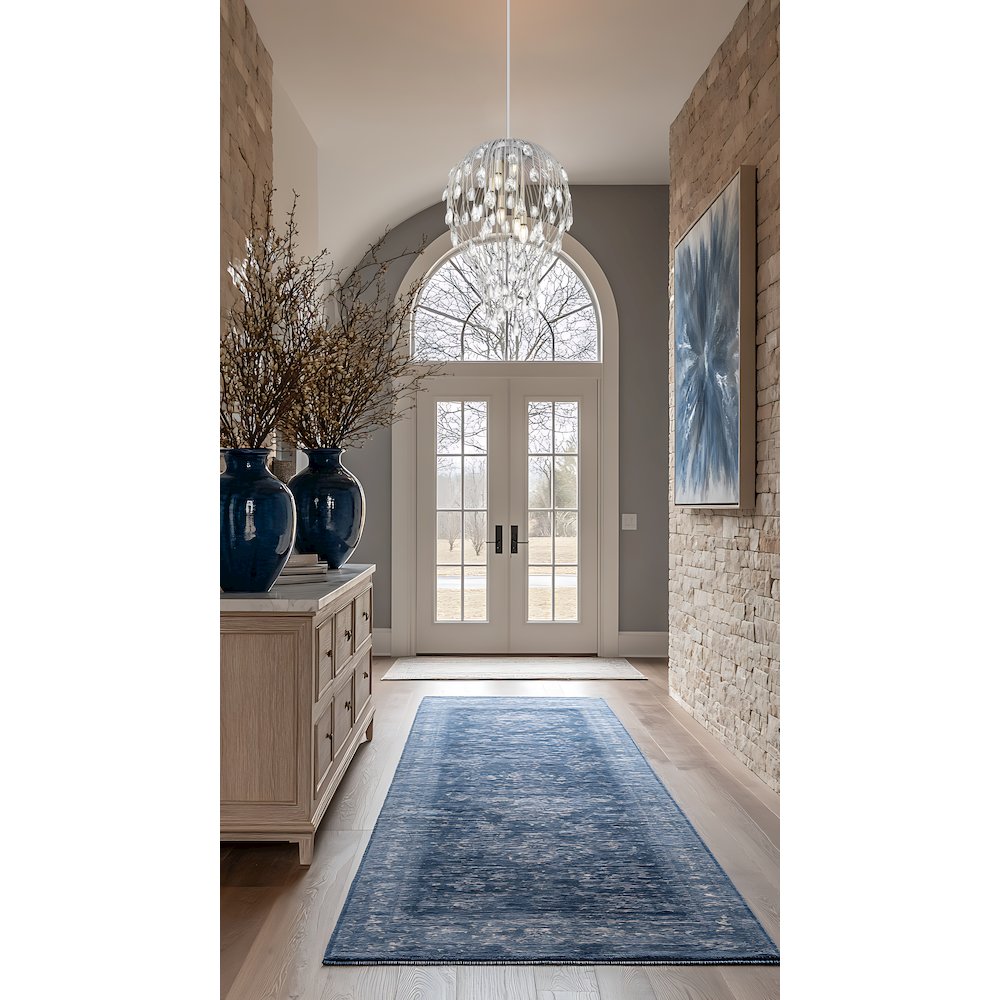 Z-Lite 6 Light Pendant, Brushed Nickel