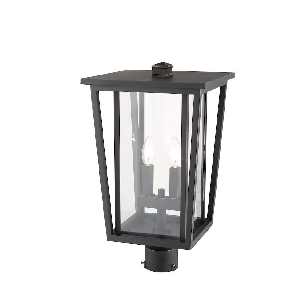 Z-Lite 2 Light Outdoor Post Mount Fixture