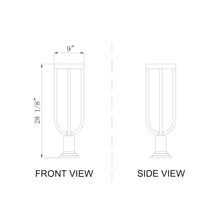Z-Lite 1 Light Outdoor Pier Mounted Fixture