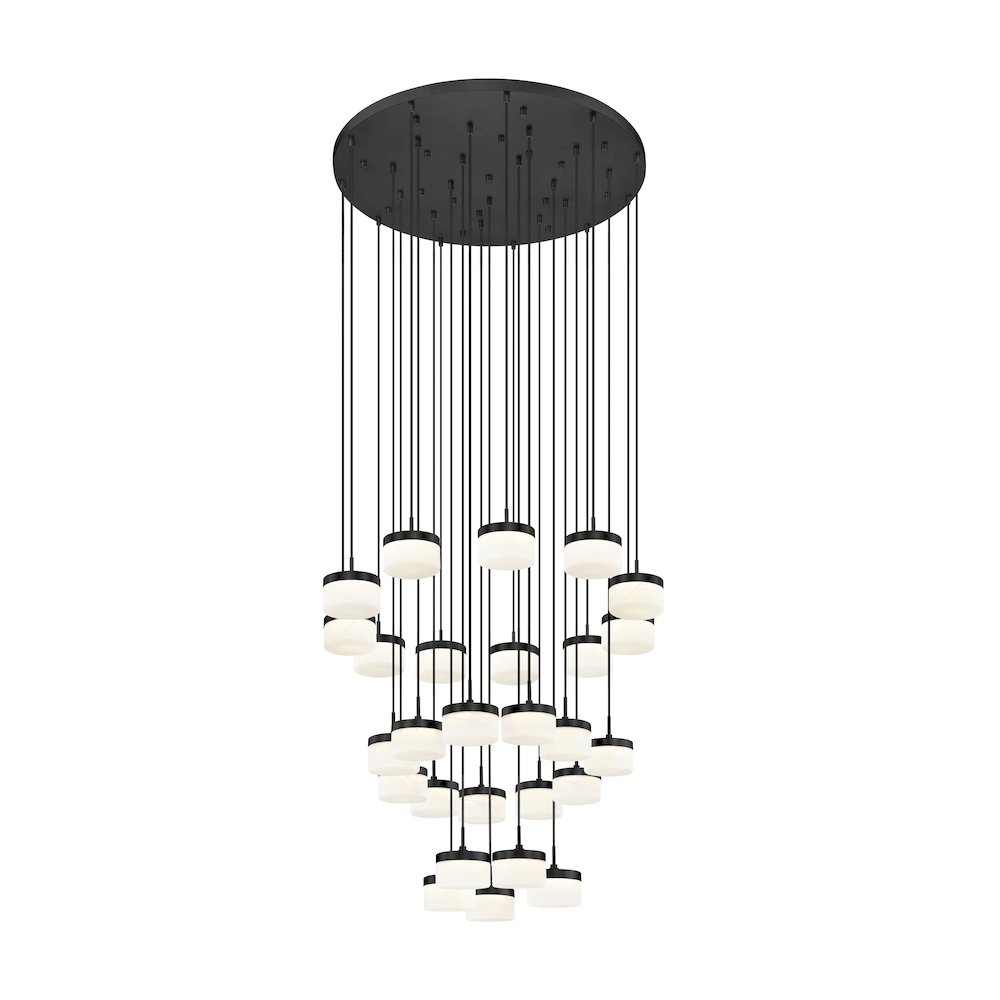 Z-Lite 27 Light Chandelier, Matte Black