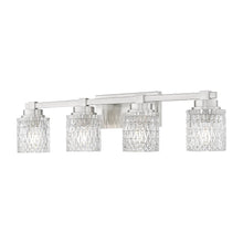Z-Lite 4 Light Vanity, Brushed Nickel