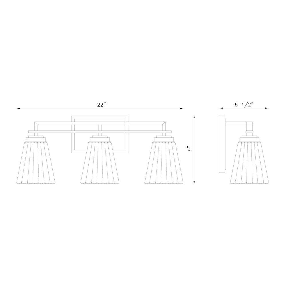 Z-Lite 3 Light Vanity