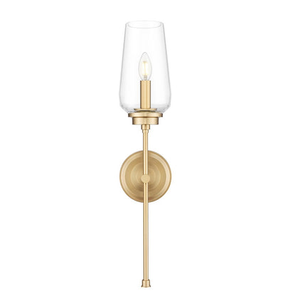 Z-Lite 1 Light Wall Sconce, Modern Gold