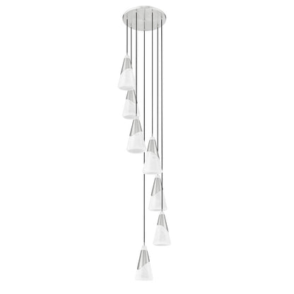 Z-Lite Aimie 7 Light Chandelier, Brushed Nickel
