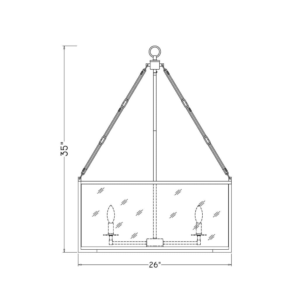 Z-Lite 6 Light Chandelier