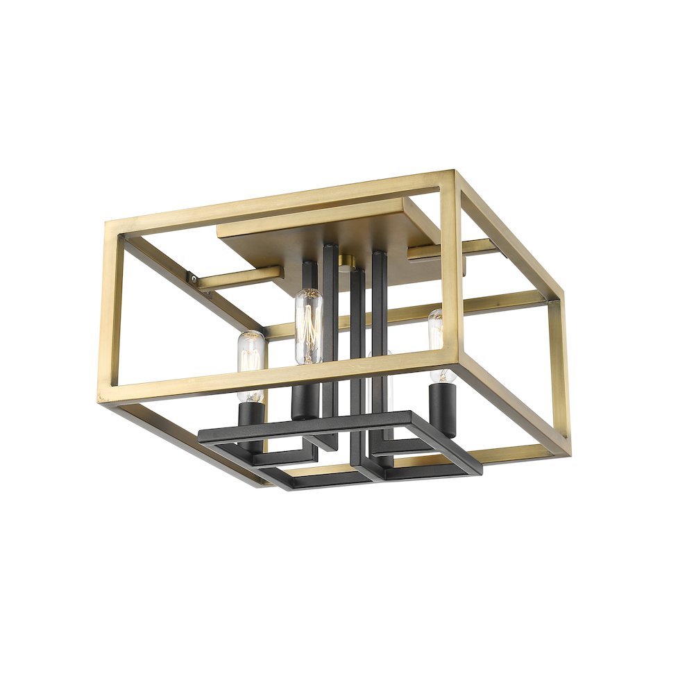 Z-Lite 4 Light Flush Mount