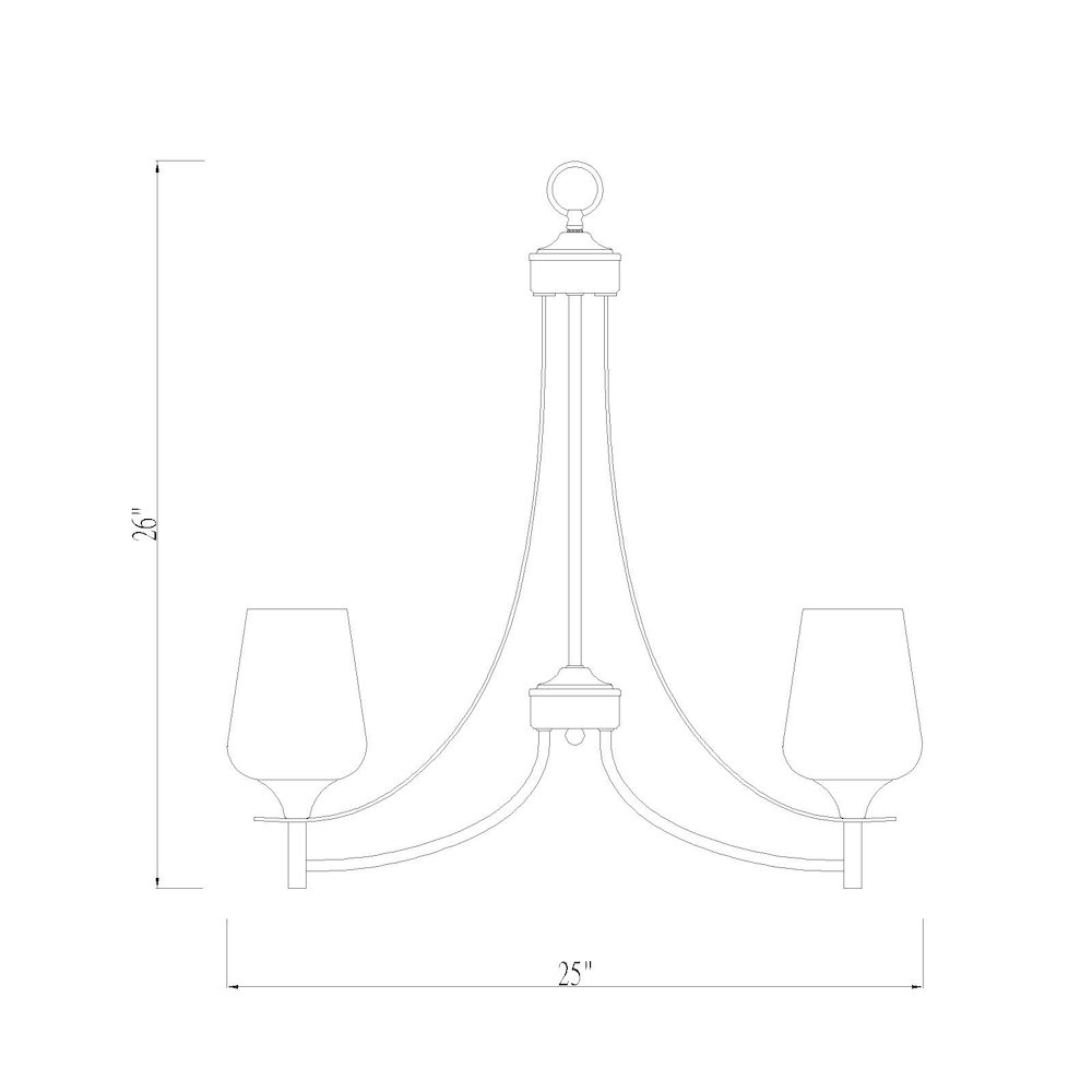 Z-Lite 5 Light Chandelier