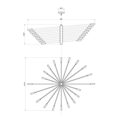 Z-Lite 20 Light Chandelier