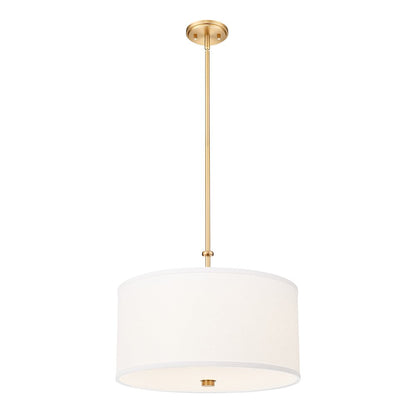 Z-Lite 1 Light Pendant, Modern Gold