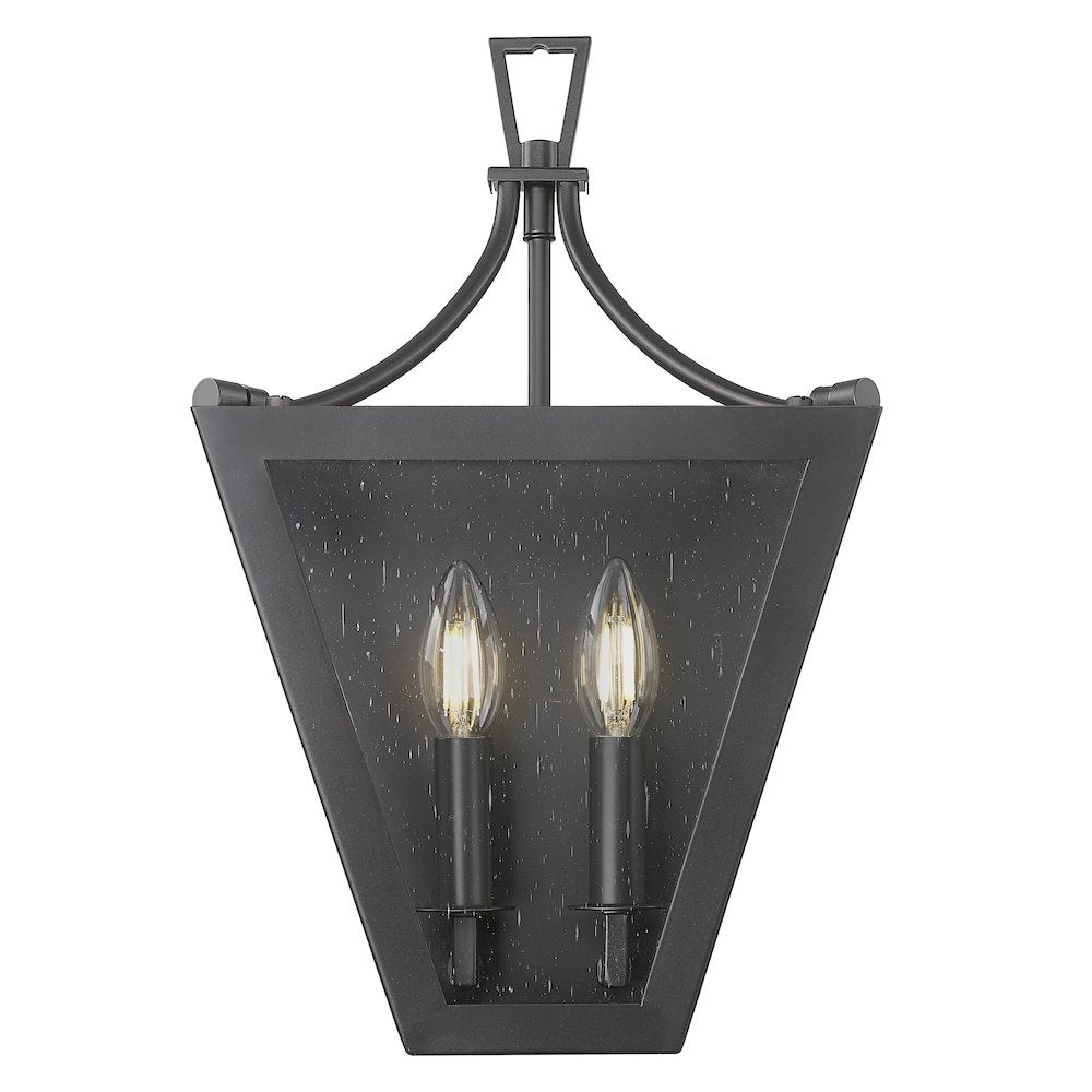 Z-Lite 2 Light Wall Sconce, Iron Ore