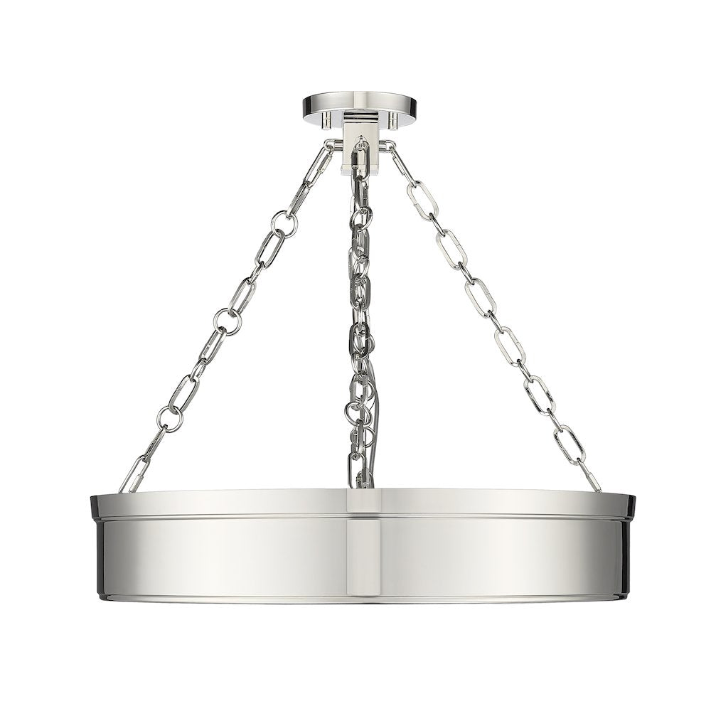 Z-Lite 3 Light Semi Flush Mount