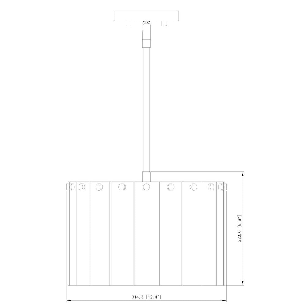 Z-Lite 3 Light Pendant