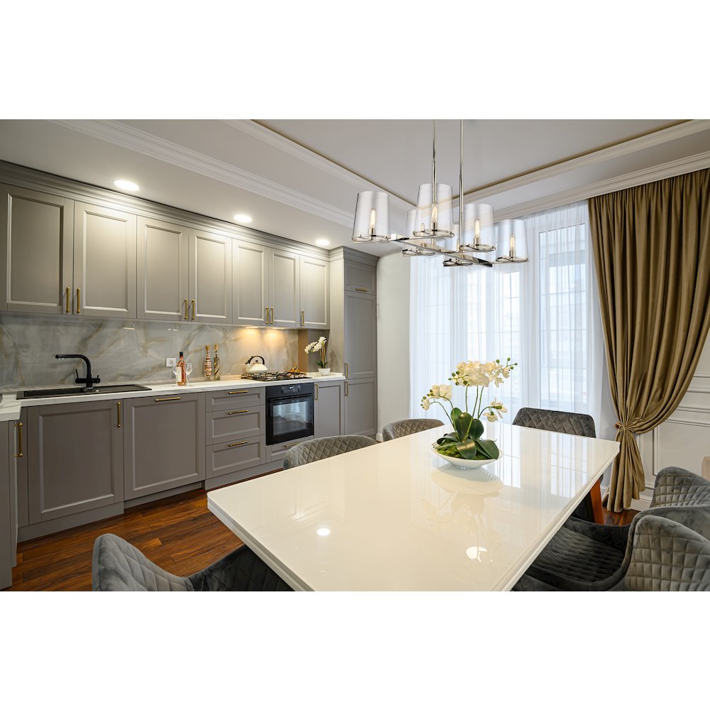 Z-Lite 6 Light Linear Chandelier