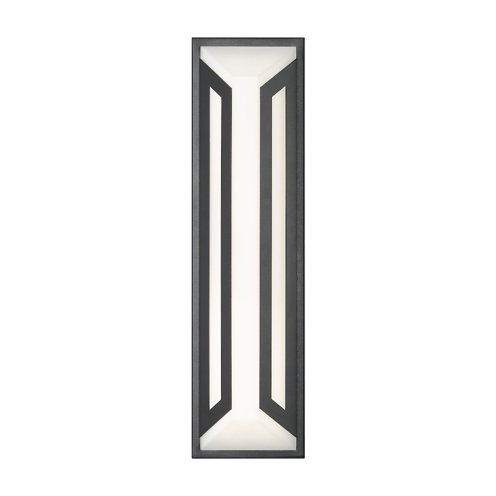 Z-Lite 2 Light Outdoor Wall Light, Sand Black