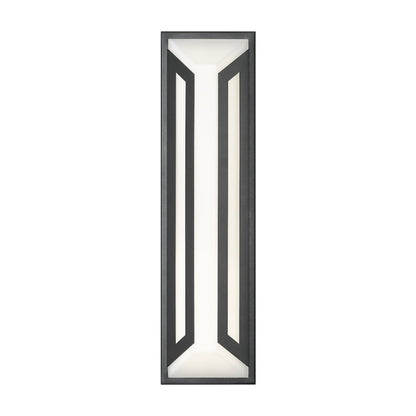 Z-Lite 2 Light Outdoor Wall Light, Sand Black