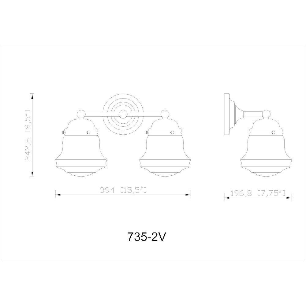 Z-Lite 2 Light Vanity