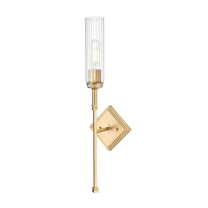 Z-Lite 1 Light Wall Sconce, Modern Gold