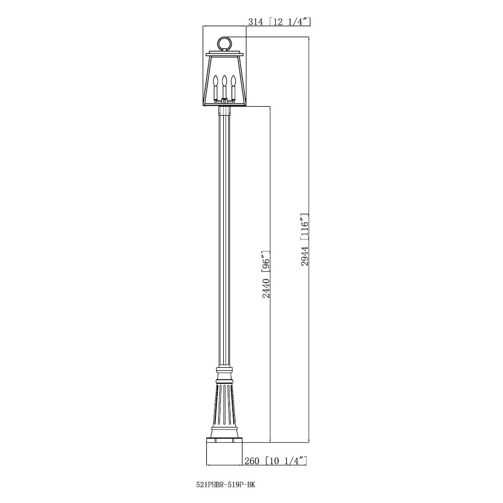 Z-Lite 4 Light Outdoor Post Mounted Fixture