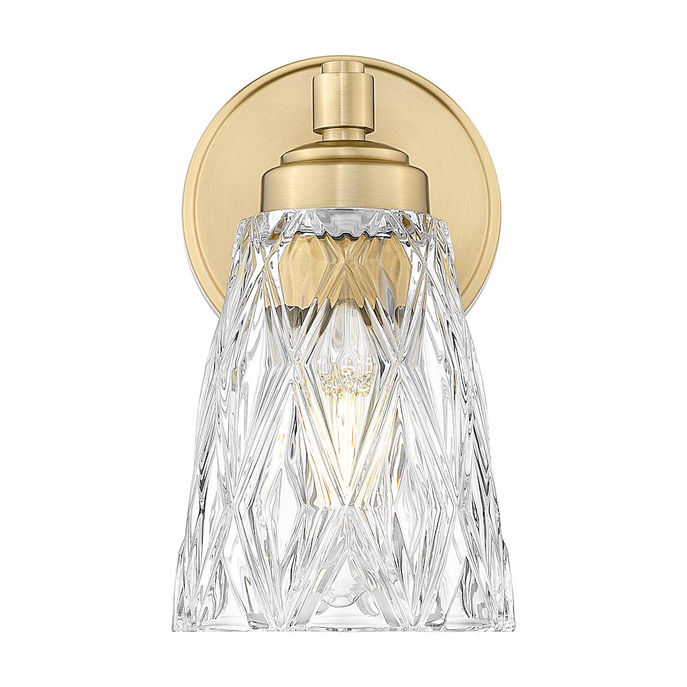 Z-Lite 1 Light Wall Sconce, Modern Gold