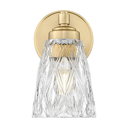 Z-Lite 1 Light Wall Sconce, Modern Gold
