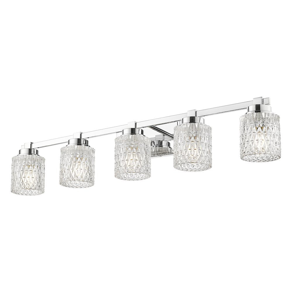 Z-Lite 5 Light Vanity, Chrome