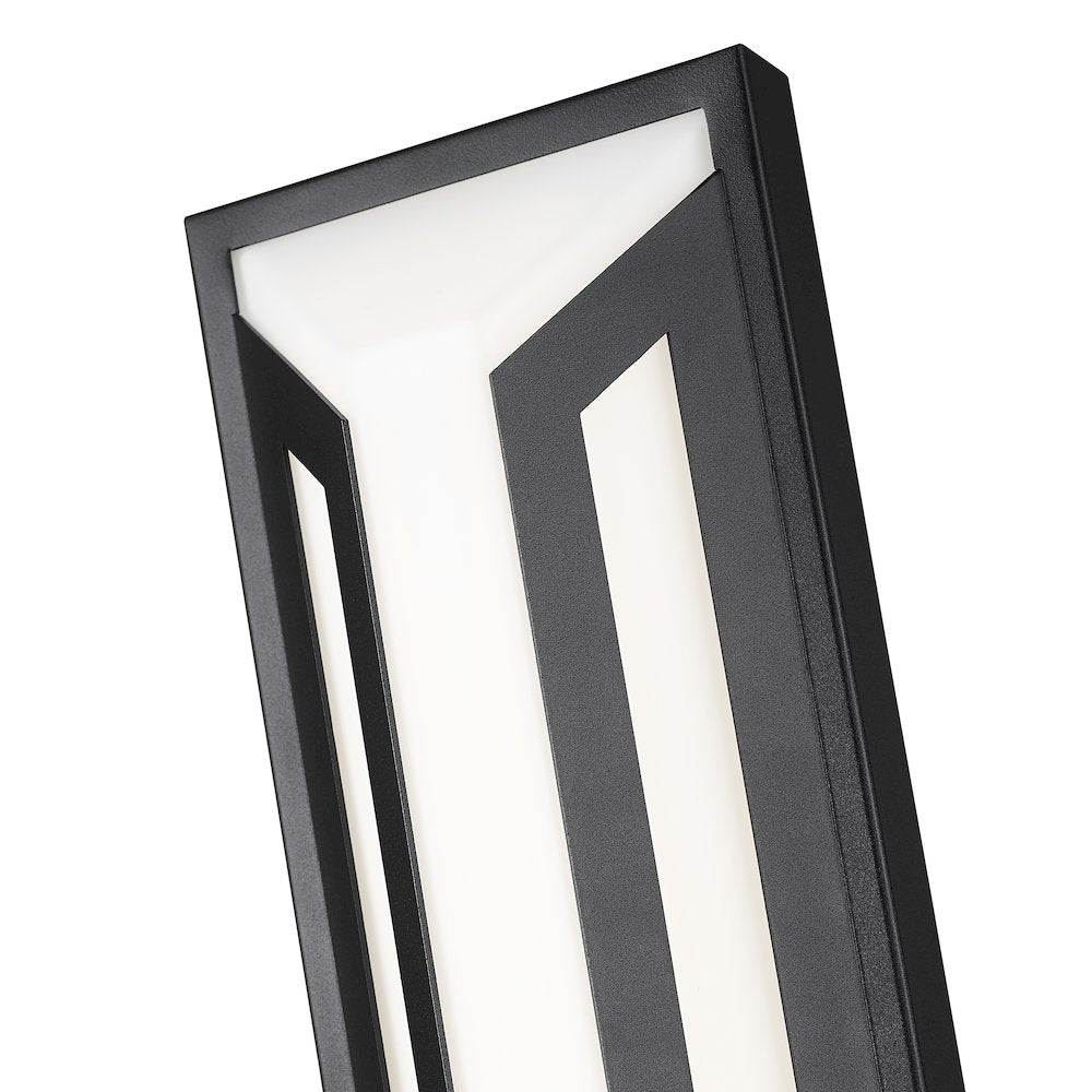 Z-Lite 2 Light Outdoor Wall Light, Sand Black