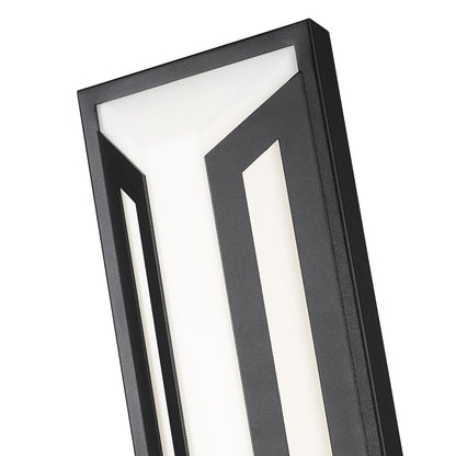 Z-Lite 2 Light Outdoor Wall Light, Sand Black