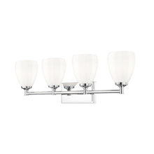 Z-Lite Oren 4 Light Vanity in Chrome  color, Steel frame