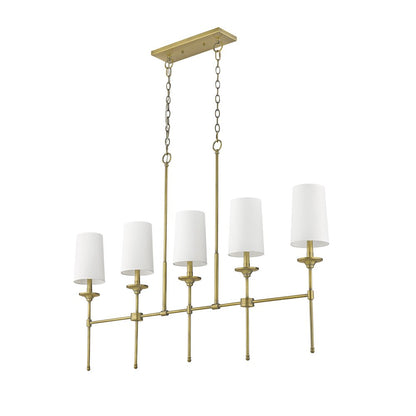 Z-Lite 5 Light Linear Chandelier