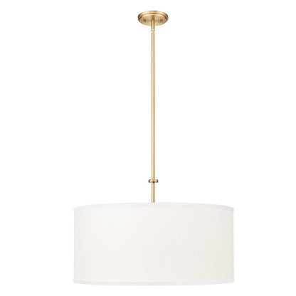 Z-Lite 1 Light Pendant, Modern Gold
