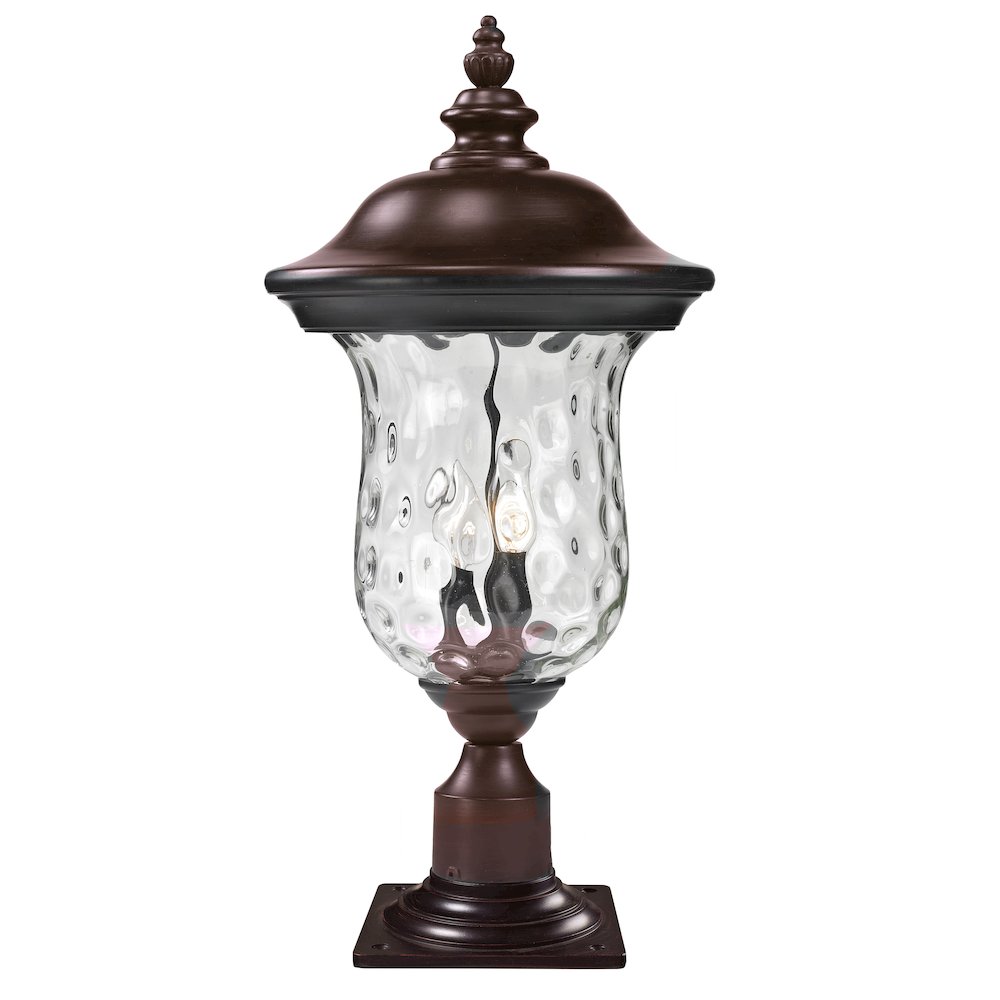 Z-Lite 2 Light Outdoor Pier Mounted Fixture