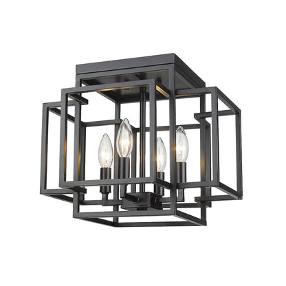 Z-Lite 4 Light Flush Mount