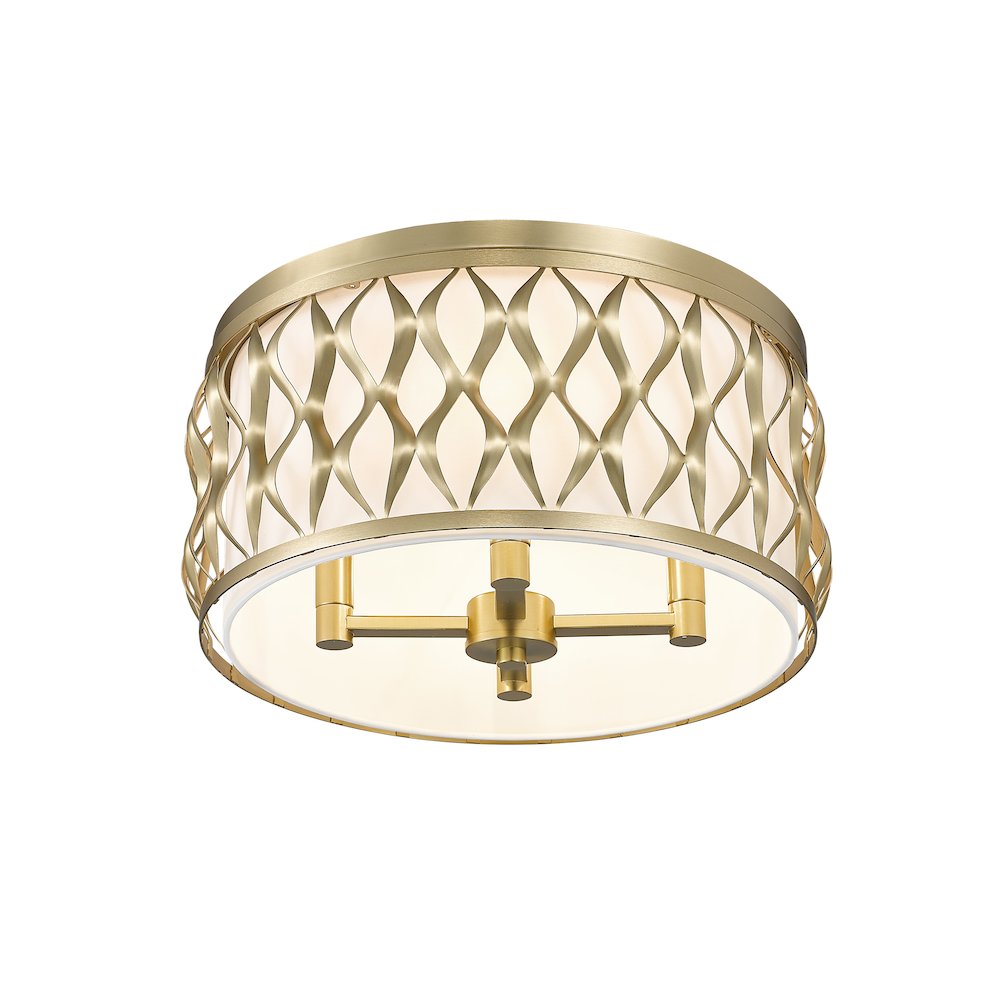 Z-Lite 4 Light Flush mount