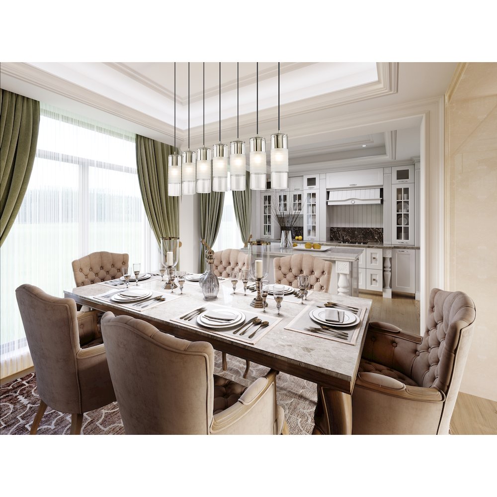 Z-Lite 7 Light Linear Chandelier