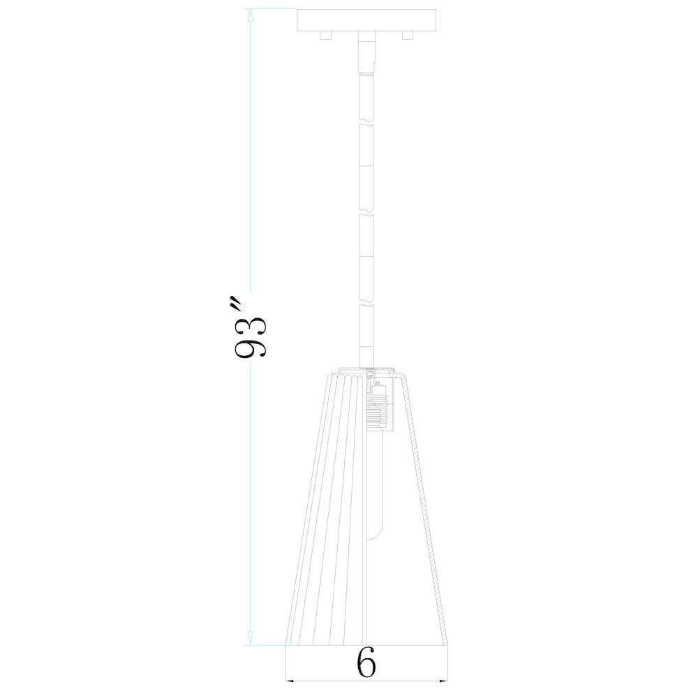 Z-Lite 1 Light Pendant