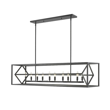 Z-Lite 10 Light Linear Chandelier