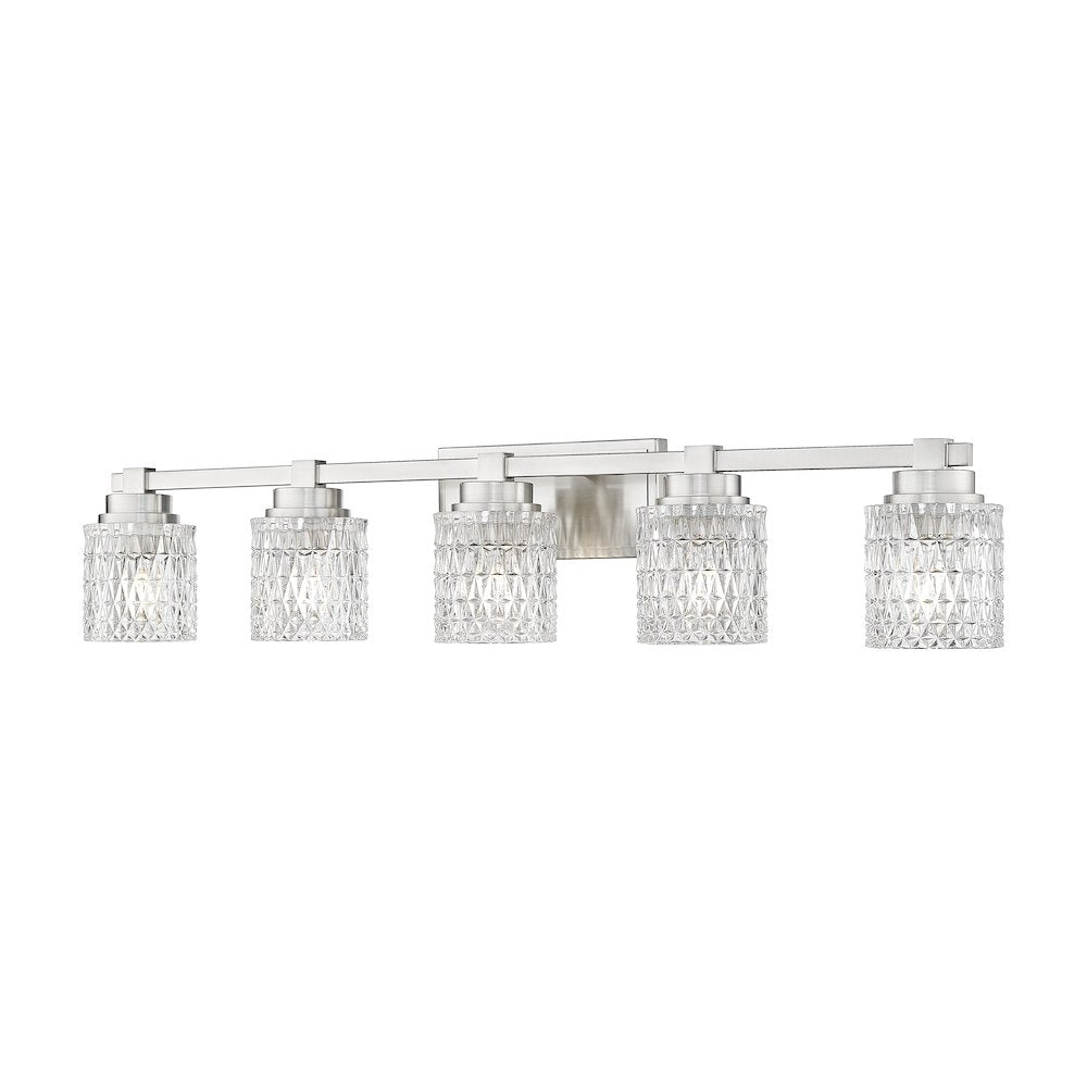 Z-Lite 5 Light Vanity, Brushed Nickel